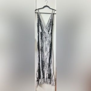 • Elan Women's V-Neck Cross-Front Tie-Waist Grecian maxi dress cover up